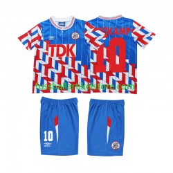 Ajax Amsterdam Auswärtsausrüstung BERGKAMP 10 Retro 1989 1990 Kinder Set(Trikot und Hose) L/S