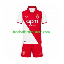 AS Monaco Heimausrüstung 2026-2027 Kinder Set(Trikot und Hose) S/S