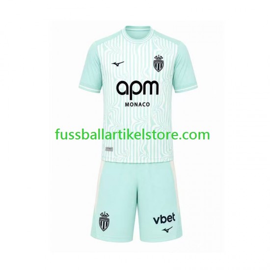 AS Monaco Ausweichausrüstung 2026-2027 Kinder Set(Trikot und Hose) S/S