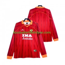 AS Rom Heimausrüstung Retro 1999 2000 Herren Trikot L/S