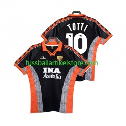 AS Rom Ausweichausrüstung Totti 10 Retro 1998 1999 Herren Trikot S/S