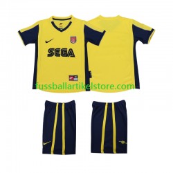 Arsenal Auswärtsausrüstung Retro 2000 2001 Kinder Set(Trikot und Hose) S/S