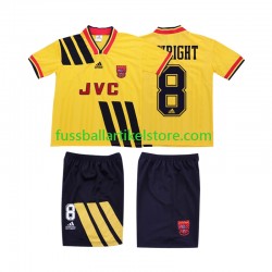 Arsenal Auswärtsausrüstung WRIGHT 8 Retro 1993 1994 Kinder Set(Trikot und Hose) S/S