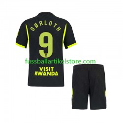 Atlético Madrid Auswärtsausrüstung Alexander Sorloth 9 2026-2027 Kinder Set(Trikot und Hose) S/S