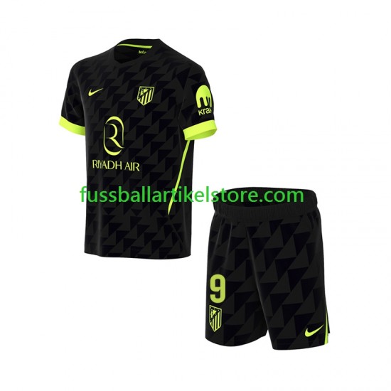 Atlético Madrid Auswärtsausrüstung Alexander Sorloth 9 2026-2027 Kinder Set(Trikot und Hose) S/S