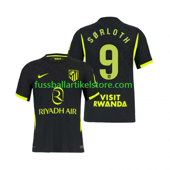 Atlético Madrid Auswärtsausrüstung Alexander Sorloth 9 2026-2027 Herren Trikot S/S
