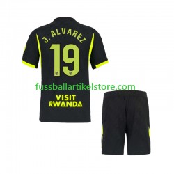 Atlético Madrid Auswärtsausrüstung Julian Alvarez 19 2026-2027 Kinder Set(Trikot und Hose) S/S