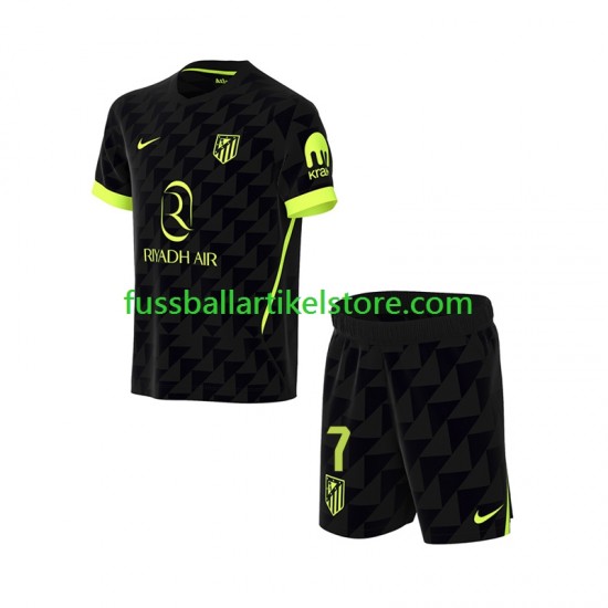 Atlético Madrid Auswärtsausrüstung Lee Kang-in 7 2026-2027 Kinder Set(Trikot und Hose) S/S
