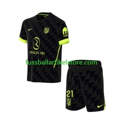 Atlético Madrid Auswärtsausrüstung Obed Vargas 21 2026-2027 Kinder Set(Trikot und Hose) S/S