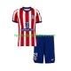 Atlético Madrid Heimausrüstung Obed Vargas 21 2026-2027 Kinder Set(Trikot und Hose) S/S