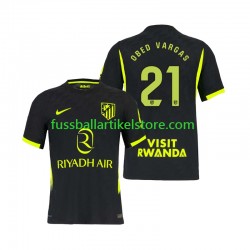 Atlético Madrid Auswärtsausrüstung Obed Vargas 21 2026-2027 Herren Trikot S/S