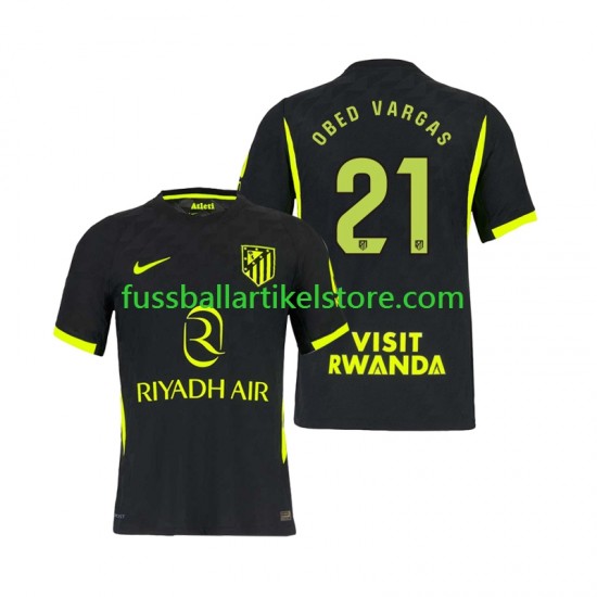 Atlético Madrid Auswärtsausrüstung Obed Vargas 21 2026-2027 Herren Trikot S/S
