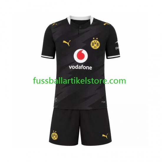 Borussia Dortmund Auswärtsausrüstung 2026-2027 Kinder Set(Trikot und Hose) S/S