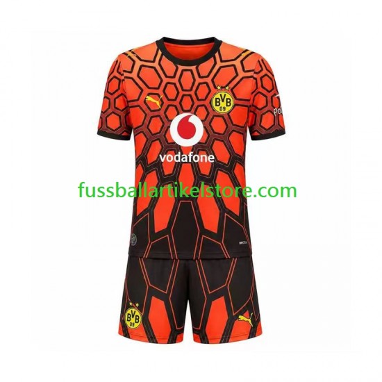 Borussia Dortmund Heimausrüstung Torwart 2026-2027 Kinder Set(Trikot und Hose) S/S