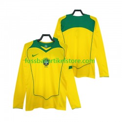 Brasilien Heimausrüstung Retro 2004 Herren Trikot L/S