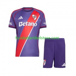 River Plate Ausweichausrüstung 2026-2027 Kinder Set(Trikot und Hose) S/S