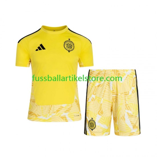 Celtic Glasgow Heimausrüstung Torwart FC 2026-2027 Kinder Set(Trikot und Hose) S/S