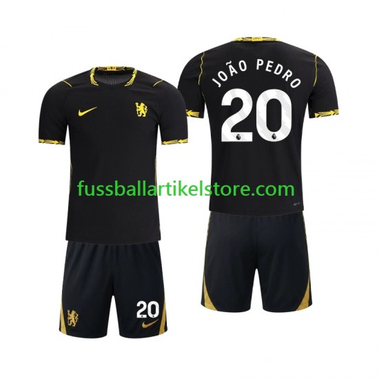 Auswärtsausrüstung Chlesea Joao Pedro 20 2026-2027 Kinder Set(Trikot und Hose) S/S