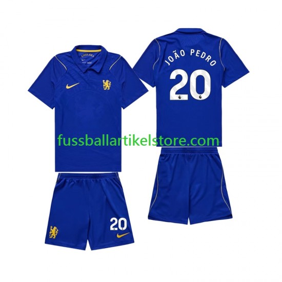 Heimausrüstung Chlesea Joao Pedro 20 2026-2027 Kinder Set(Trikot und Hose) S/S