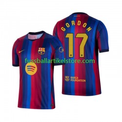 FC Barcelona Heimausrüstung Anthony Gordon 17 2026-2027 Herren Trikot S/S