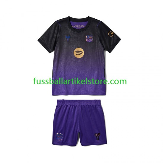 FC Barcelona Auswärtsausrüstung 2026-2027 Kinder Set(Trikot und Hose) S/S