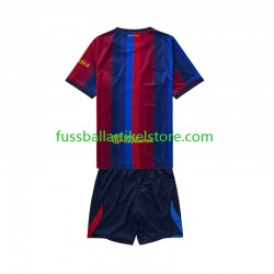 FC Barcelona Heimausrüstung 2026-2027 Kinder Set(Trikot und Hose) S/S