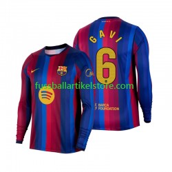 FC Barcelona Heimausrüstung Gavi 6 2026-2027 Herren Trikot L/S