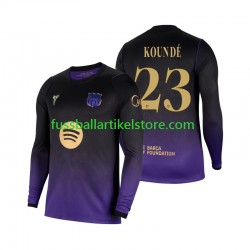 FC Barcelona Auswärtsausrüstung Jules Kounde 23 2026-2027 Herren Trikot L/S