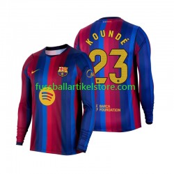 FC Barcelona Heimausrüstung Jules Kounde 23 2026-2027 Herren Trikot L/S