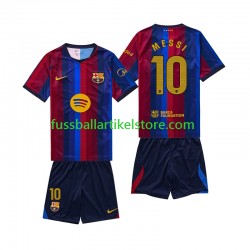 FC Barcelona Heimausrüstung Lionel Messi 10 2026-2027 Kinder Set(Trikot und Hose) S/S