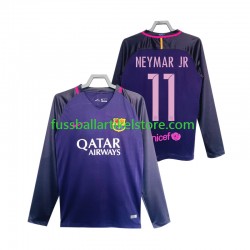 FC Barcelona Auswärtsausrüstung Neymar JR 11 Retro 2016 2017 Herren Trikot L/S