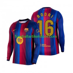 FC Barcelona Heimausrüstung Rodri 16 2026-2027 Herren Trikot L/S