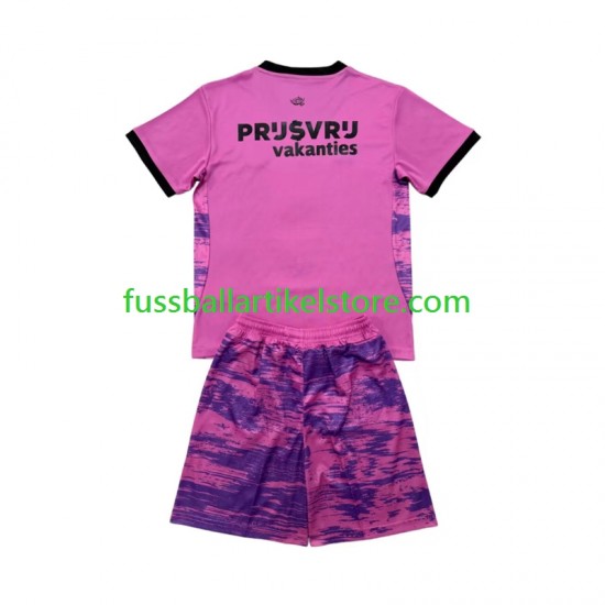 Feyenoord Rotterdam Ausweichausrüstung Torwart 2026-2027 Kinder Set(Trikot und Hose) S/S
