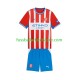 Heimausrüstung Girona 2026-2027 Kinder Set(Trikot und Hose) S/S