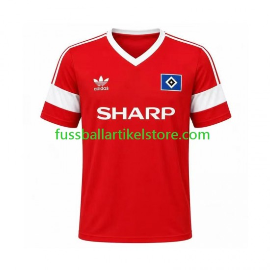 Hamburger SV Auswärtsausrüstung Retro 1988 Herren Trikot S/S