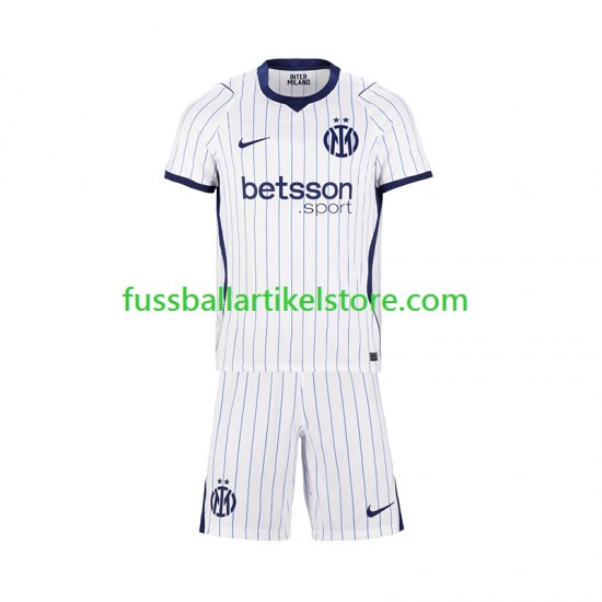 Inter Mailand Auswärtsausrüstung 2026-2027 Kinder Set(Trikot und Hose) S/S