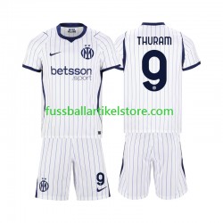 Inter Mailand Auswärtsausrüstung Marcus Thuram 9 2026-2027 Kinder Set(Trikot und Hose) S/S