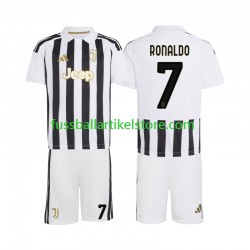 Juventus Turin Heimausrüstung Cristiano Ronaldo 7 2026-2027 Kinder Set(Trikot und Hose) S/S