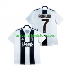 Juventus Turin Heimausrüstung Cristiano Ronaldo Retro 2018 2019 Herren Trikot S/S