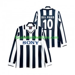 Juventus Turin Heimausrüstung DEL PIERO 10 Retro 1997 Herren Trikot L/S