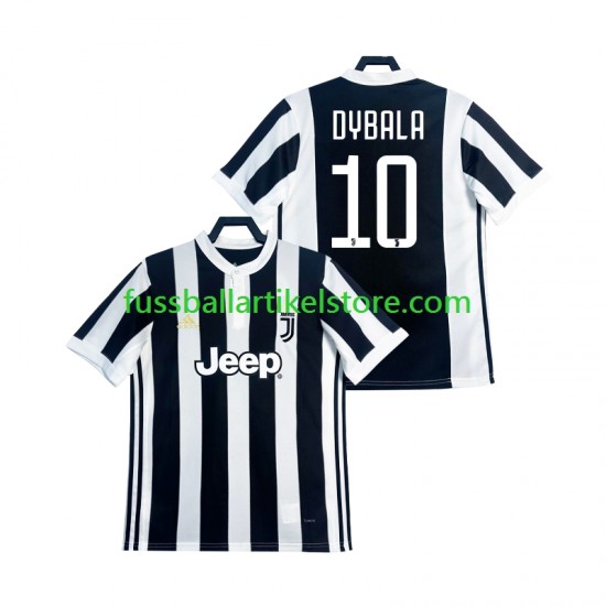 Juventus Turin Heimausrüstung DYBALA 21 Retro 2017 2018 Herren Trikot S/S