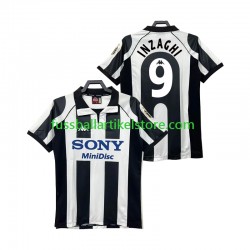 Juventus Turin Heimausrüstung INZAGHI 9 Retro 1997 1998 Herren Trikot S/S