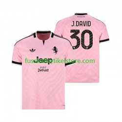 Juventus Turin Auswärtsausrüstung Jonathan David 30 2026-2027 Herren Trikot S/S