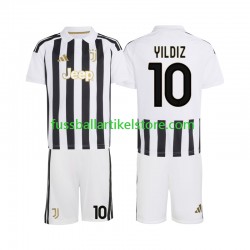Juventus Turin Heimausrüstung Kenan Yildiz 10 2026-2027 Kinder Set(Trikot und Hose) S/S