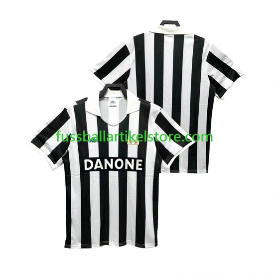 Juventus Turin Heimausrüstung Retro 1992 1994 Herren Trikot S/S
