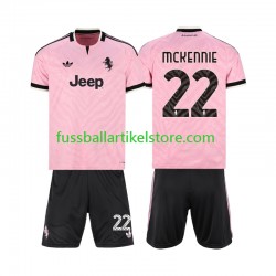 Juventus Turin Auswärtsausrüstung Weston McKennie 22 2026-2027 Kinder Set(Trikot und Hose) S/S