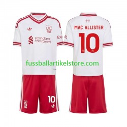 Liverpool Auswärtsausrüstung Alexis Mac Allister 10 2026-2027 Kinder Set(Trikot und Hose) S/S