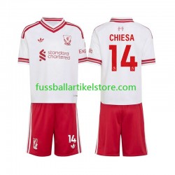 Liverpool Auswärtsausrüstung Federico Chiesa 14 2026-2027 Kinder Set(Trikot und Hose) S/S