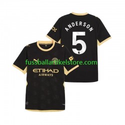 Manchester City Auswärtsausrüstung Elliot Anderson 5 2026-2027 Herren Trikot S/S