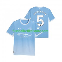 Manchester City Heimausrüstung Elliot Anderson 5 2026-2027 Herren Trikot S/S